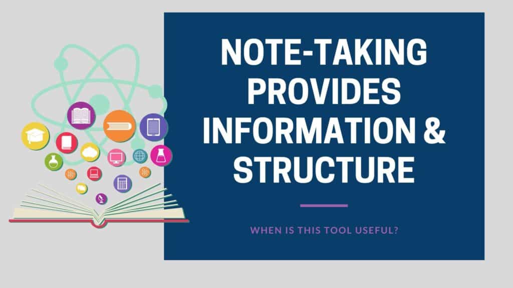 Note-Taking Provides Structure