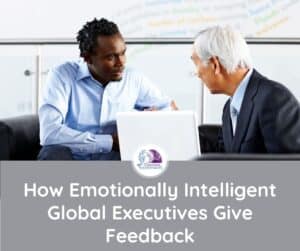 How global executives give feedback