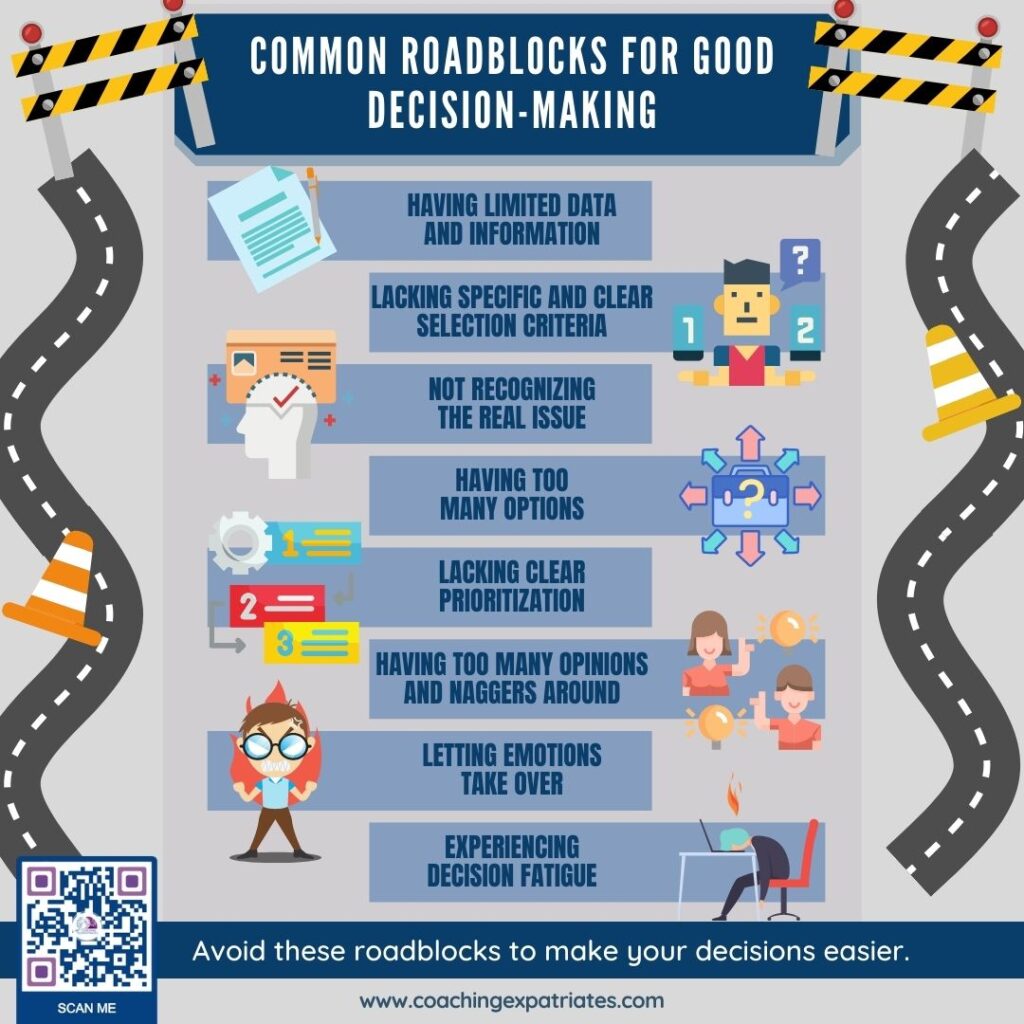 Common Roadblocks For Decision Making