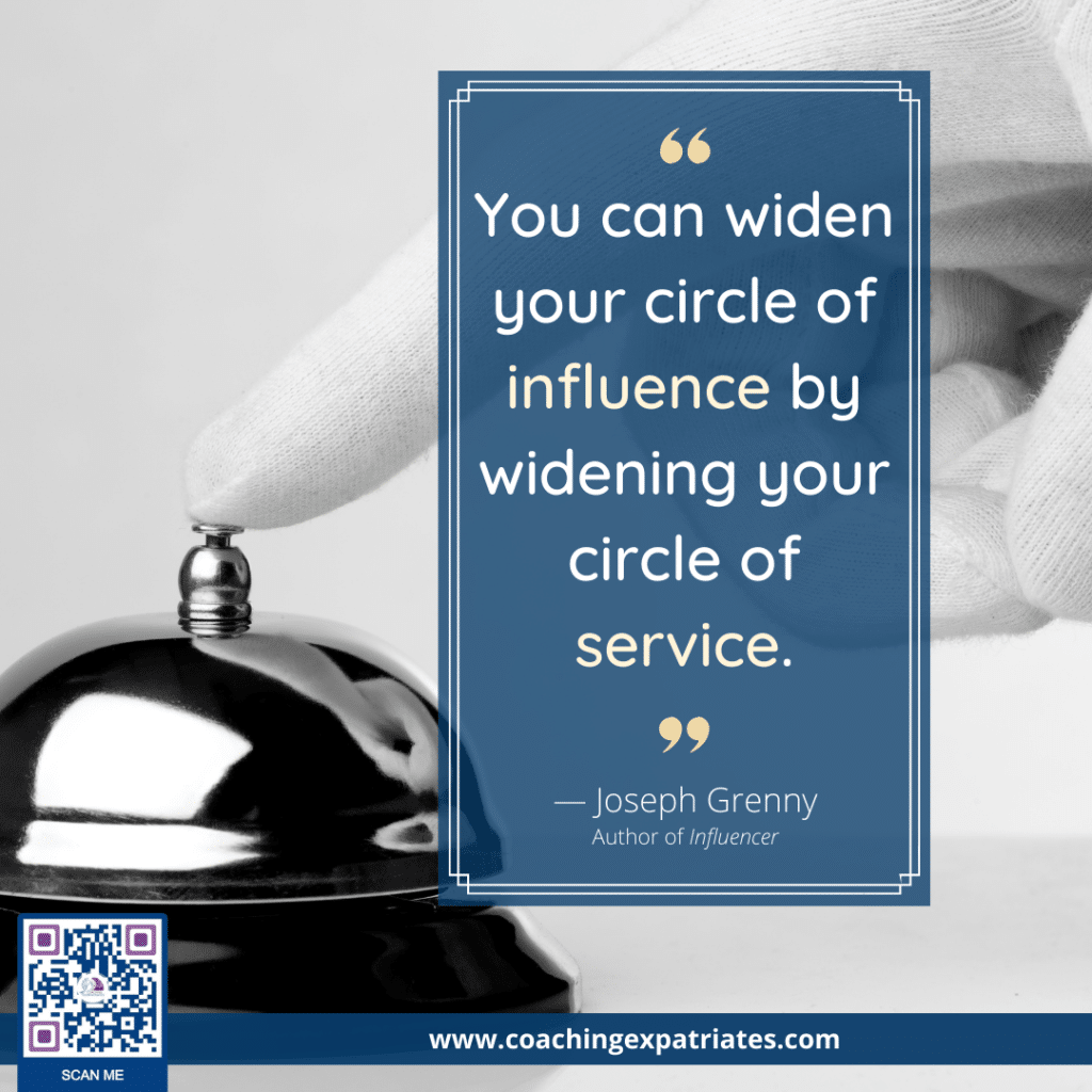 Influencing Tactics - Infographic Quote Influence & Service